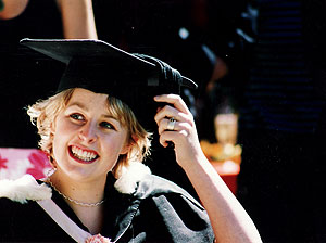 Caroline at Graduation, 2003