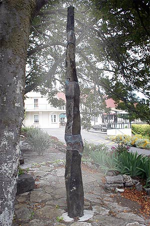 Caroline's memorial sculpture.